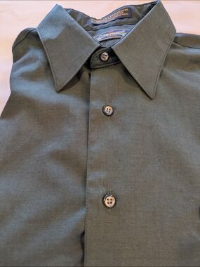💛 3/$60 The Arrow Company Men's Dress Shirt – Olive Green Size 16